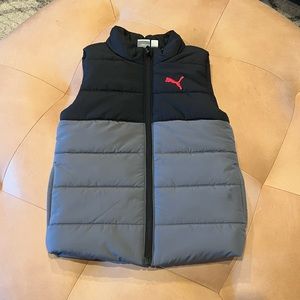 Boys Puma puffer vest size xs